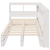 vidaXL Letto Libreria senza Materasso Bianco 100x200 cm Legno di Pino