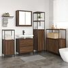 vidaXL Set di mobili per il bagno 5 pcs Marrone 76.5 x 35 x 95 cm
