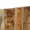 vidaXL Testiera 120 cm in Legno Massello di Mango Grezzo