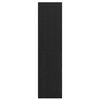 vidaXL Guardaroba Rovere nero 50 x 50 x 200 cm Legno multistrato
