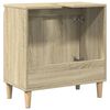 vidaXL Mobile Lavabo Rovere Sonoma 58x33x60 cm in Legno Multistrato