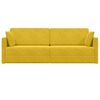 vidaXL Divano-letto da pavimento 200cm Giallo Velluto