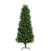 vidaXL Albero di Natale con 300 LED con supporto Verde 240 cm PE