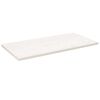 vidaXL Piano Tavolo Bianco 110x55x2,5 Legno Massello Pino Rettangolare