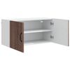 vidaXL Mobile da cucina con lo scaffale Rovere Marrone 80 x 31 x 40 cm