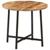 vidaXL Tavolo da Salotto 45x45x40cm in Legno Massello di Mango e Ferro