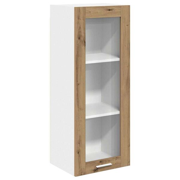 vidaXL Armadio pensile con porta Rovere artigianale 40 x 31 x 100 cm