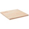 vidaXL Piano Tavolo 90x90x2,5 cm in Legno Massello di Pino Quadrato