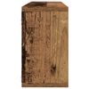 vidaXL Mensola da Parete 2 pcs Legno Antico 80 x 15 x 26 cm