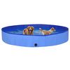 vidaXL Piscina per Cani Pieghevole Blu 300x40 cm in PVC