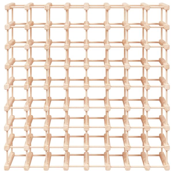 vidaXL Portabottiglie Vino 72 Bottiglie 90,5x23x90,5 cm Massello Pino