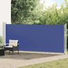 vidaXL Tenda Laterale Retrattile per Patio 600x160 cm Blu