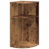vidaXL Tavolino Legno vecchio 29,6 x 29,6 x 60 cm Legno ingegnerizzato