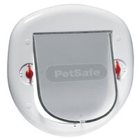 PetSafe Porta Basculante per Animali a 4 Modalità 280 Bianca