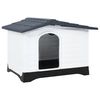 vidaXL Cuccia per cani grigia 90,5x68x66 cm in polipropilene