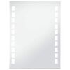 vidaXL Specchio da Parete a LED per Bagno 60x80 cm