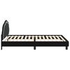 vidaXL Struttura letto bambini con testata Nero 90 x 200 cm Velluto