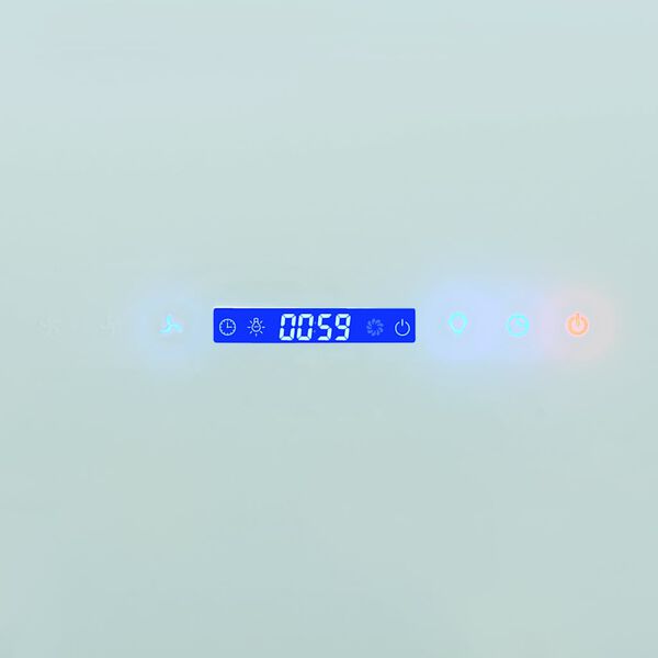 vidaXL Cappa Aspirante a Muro Acciaio Inox 756 m&sup3;/h 90 cm Bianca