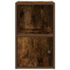 vidaXL Libreria Rovere Fumo 31x24x52 cm in Legno Multistrato