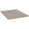 vidaXL Piatto Doccia in SMC Marrone 90x70 cm