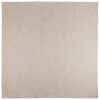 vidaXL Tappeti per area Quadrato FARO Crema 240 x 240 cm Poliestere