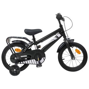 vidaXL Bicicletta per Bambini 12 Pollici per bambini di 2-4 anni Nero