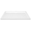 vidaXL Piatto Doccia con Superficie Puntinata Bianco 70x100x4cm in ABS