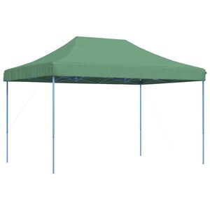 vidaXL Tenda da Festa Pieghevole Pop-Up Verde 410x279x315 cm