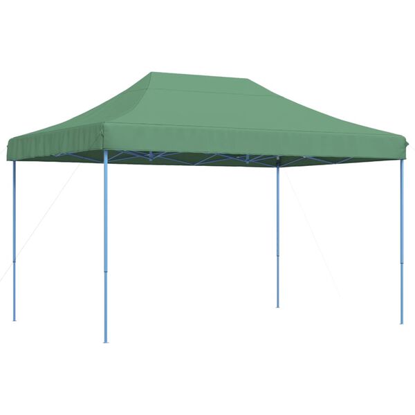 vidaXL Tenda da Festa Pieghevole Pop-Up Verde 410x279x315 cm