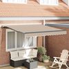 vidaXL Tenda Retrattile Beige 300 x 250 cm Poliestere e Acciaio
