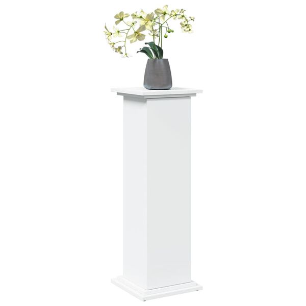 vidaXL Supporto Espositivo Portaoggetti Bianco 31x30x90 cm Truciolato