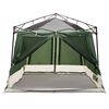 vidaXL Tenda interna con tetto Verde 291 x 291 x 240 cm taffetà
