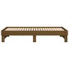 vidaXL Dormeuse Estraibile Ambra 2x(75x190) cm Legno Massello di Pino