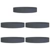 vidaXL Anello per vaso 5 pcs Antracite 120 x 120 x 20 cm