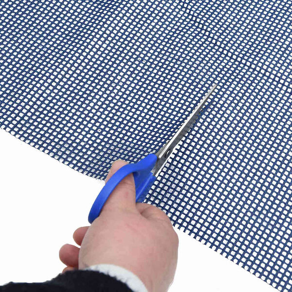 vidaXL Tappeto da Tenda Blu 800 x 350 cm Poliestere