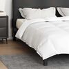 vidaXL Duvet Estivo Bianco 240 x 200 cm Piuma