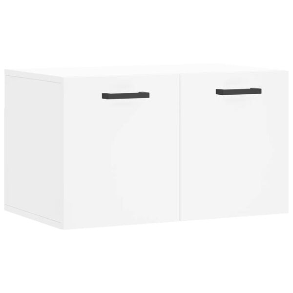 vidaXL Mobile a Parete Bianco 60x36,5x35 cm in Legno Multistrato