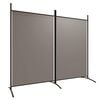 vidaXL Divisorio a 2 Pannelli Antracite 175x180 cm Tessuto