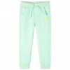 Pantaloni Tuta per Bambini Verde Brillante 104