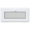 vidaXL Finestra Seminterrato RISOR 80x40 cm Tilt 3 Vetri Bianco