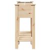 vidaXL Vaso da giardino con lo scaffale Beige 71 x 37 x 76,5 cm
