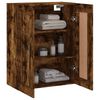 vidaXL Mobile a Parete Rovere Fumo 69,5x34x90 cm in Legno Multistrato
