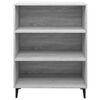 vidaXL Credenza Grigio Sonoma 69,5x32,5x90 cm in Legno Multistrato