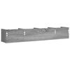 vidaXL Mobili Parete 2 pz Grigio Sonoma 99x18x16,5cm Legno Multistrato