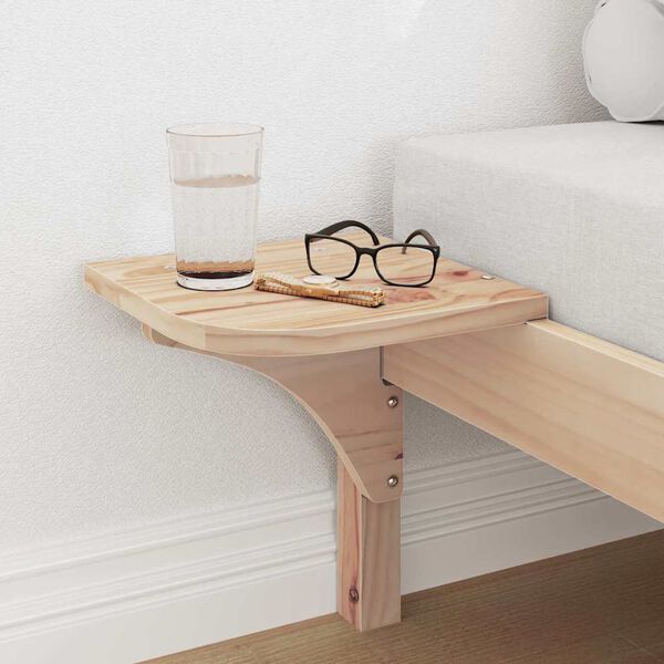 vidaXL Struttura del letto Naturale 75 x 190 cm Pino massello