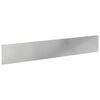 vidaXL Bordura per Prato 20 pz 100 x 18 cm Acciaio Argento