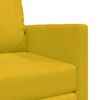 vidaXL Divano letto 60cm Giallo Scuro Velluto
