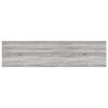 vidaXL Mensole Parete 4pz Grigio Sonoma 80x20x1,5cm Legno Multistrato