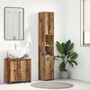 vidaXL Mobile da Bagno Legno Antico 30x30x183,5 cm in Legno tecnico
