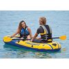 Intex Set Gommone Gonfiabile con Remi e Pompa Challenger 2 68367NP